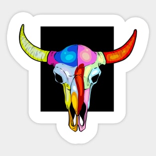 Pop Skull Sticker